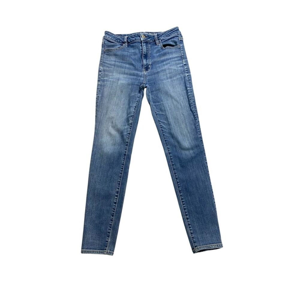 American Eagle Outfitters Light Blue Skinny Jeans Super Stretch Super High rise